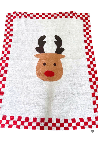 ETA 9/30-10/14 Santa's Sweetheart Reindeer Blanket
