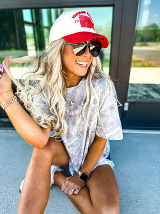 Birdie Exclusive Iced Out Camo Oversized Tee