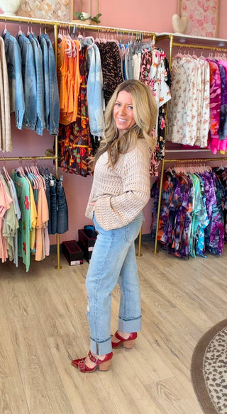 Main Street Cuffed Denim
