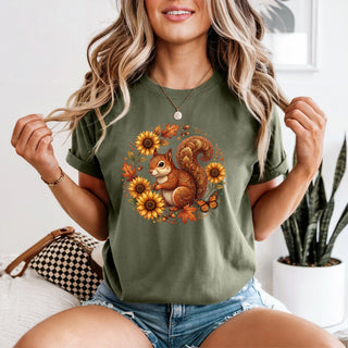 Fall Squirrel Tshirt