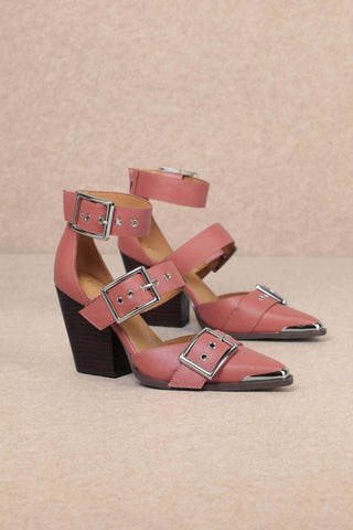 Class Act Buckle Heels