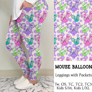 Mouse Balloon Leggings/Joggers | Run ends 3/8| ETA 42 Days