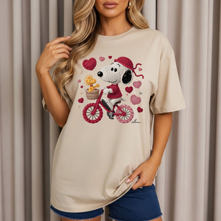 Faux Yarn Snoop Bicycle Tshirt