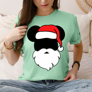 Santa Bearded Mouse Tshirt