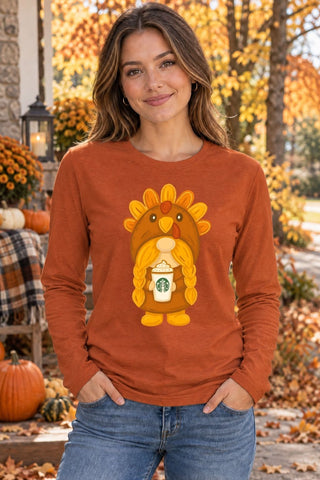 Coffee Gnome Long Sleeve Tshirt