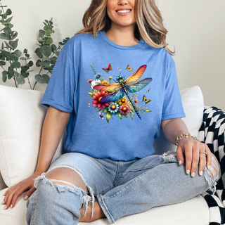 Rainbow Dragonfly Tshirt