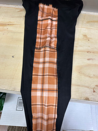 Fall Plaid Side Leggings