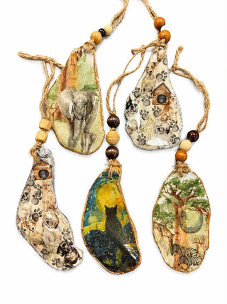 Beaded Hanging Shells