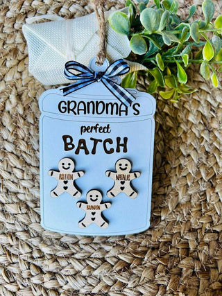 Custom Grandmas Perfect Batch Ornament