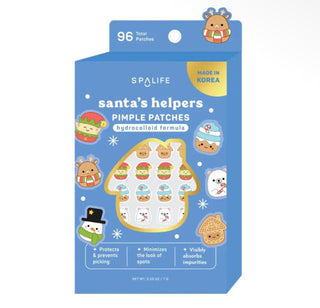 Christmas Holiday Santa's Helpers Hydrocolloid Pimple Patches