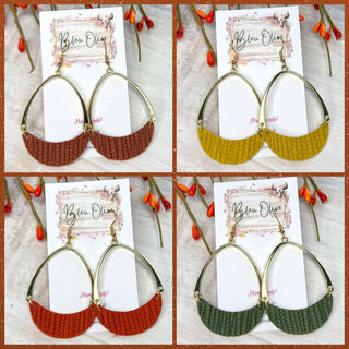 Autumn Loop Earrings