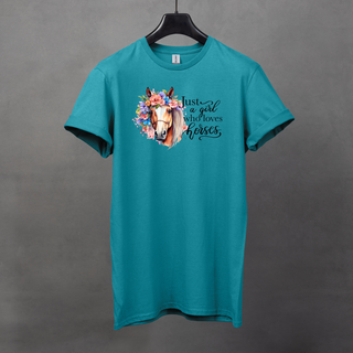 Girl Loves Horses T-Shirt
