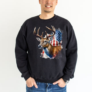 All American Buck Crew Sweatshirt