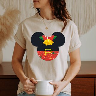 Santa Bells Mouse Tshirt