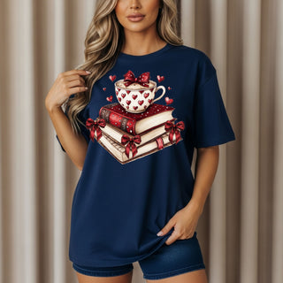 Hot Cocoa Books Tshirt