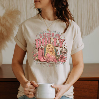 Raised on Dolly Pink Tshirt