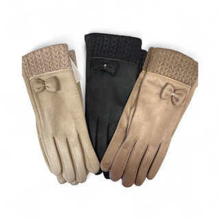 Chic Bowtie Touchscreen Gloves