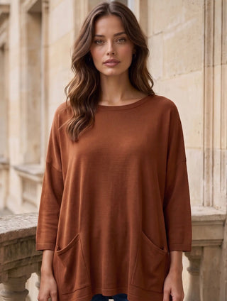 Crisp Morning Pocket Top