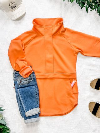 IN STOCK Mia Scuba Halfzip - Dreamsicle FINAL SALE