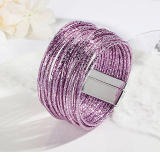 Shimmer & Shine Magnetic Leather Bracelet