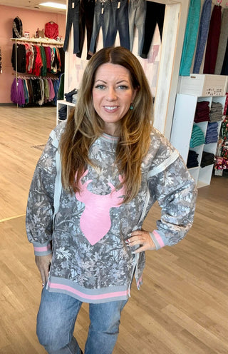 Girls Love Camo JadyK Sweater