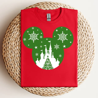 Christmas Castle Mouse Tshirt