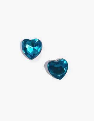 Ocean Heart Studs