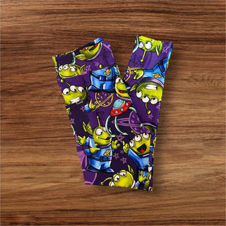 Alien Leggings with Pocket