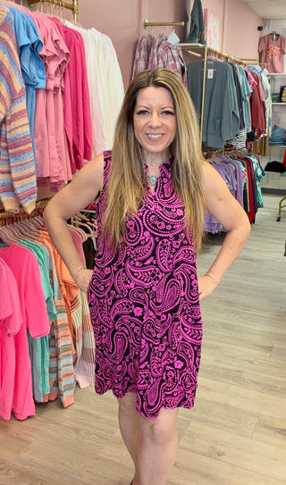 Paisley Party Dress