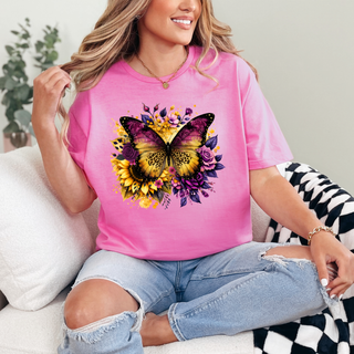 Sunflower Butterfly Tshirt