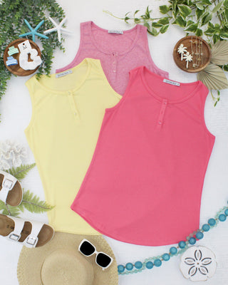 IN STOCK Alison Henley Tank - Yellow