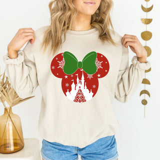 Red Castle Mouse Crew Sweatshirt