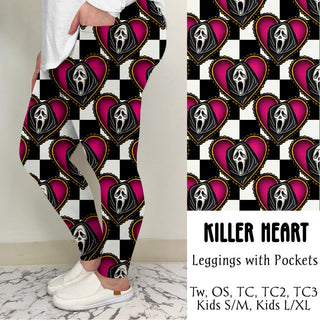 Killer Heart Leggings/Joggers | Run Ends 7/28| ETA 42 days