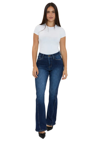 Daisy High Rise Slim Angled Flare Jeans