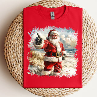 Beach Santa Tshirt
