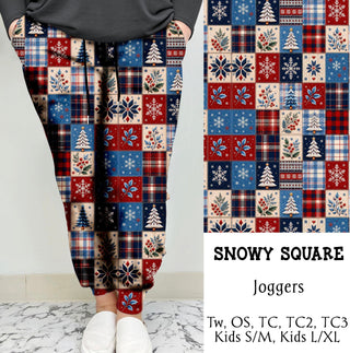 Snowy Square Leggings/Joggers | Run Ends 9/8 | ETA 42 days