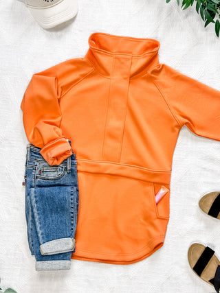 IN STOCK Mia Scuba Halfzip - Dreamsicle FINAL SALE