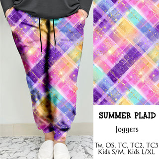 Summer Plaid Leggings/Joggers | Run ends 3/8| ETA 42 Days