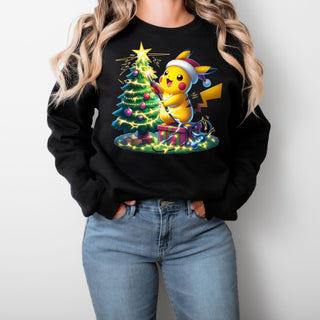 Christmas Yellow Guy Crew Sweatshirt
