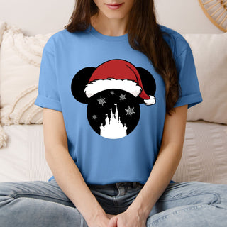 Castle Santa Mouse Tshirt