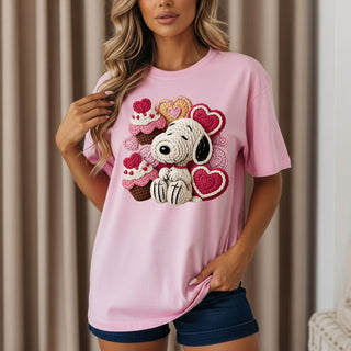 Faux Yarn Snoop Cupcake Tshirt