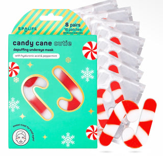 Christmas Holiday Candy Cane Cutie Undereye Patches | 8 Pk