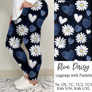 Blue Daisy Leggings/Joggers | Run ends 12/19 | ETA 42 Days