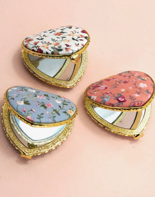 Heart Travel Pocket Mirror