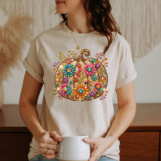 Bedazzled Pumpkin Tshirt