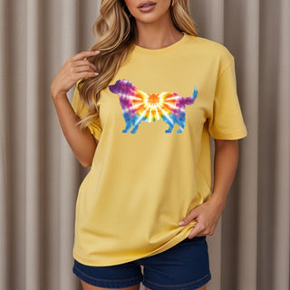 Tie Dye Dog Tshirt