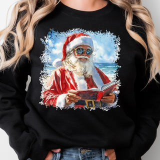 Reading Beach Santa Crew Sweatshirt