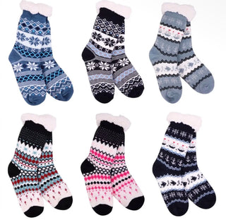 Tranquil Cabin Thermal Slipper Socks