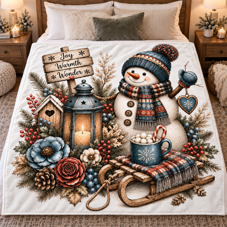 Snowman 50x60 Blanket | Run Ends 10/9 | ETA 42 days – Treasure Lilly