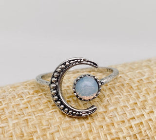 Moon and Sun Adjustable Ring